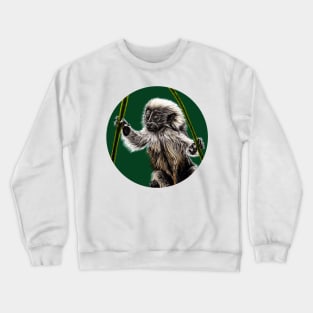 Baby cotton-top tamarin Crewneck Sweatshirt